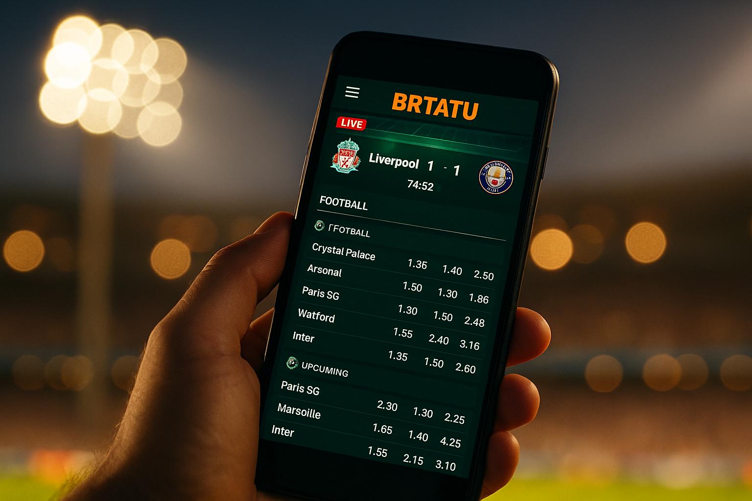 Apostas esportivas no cassino online BRTATU  