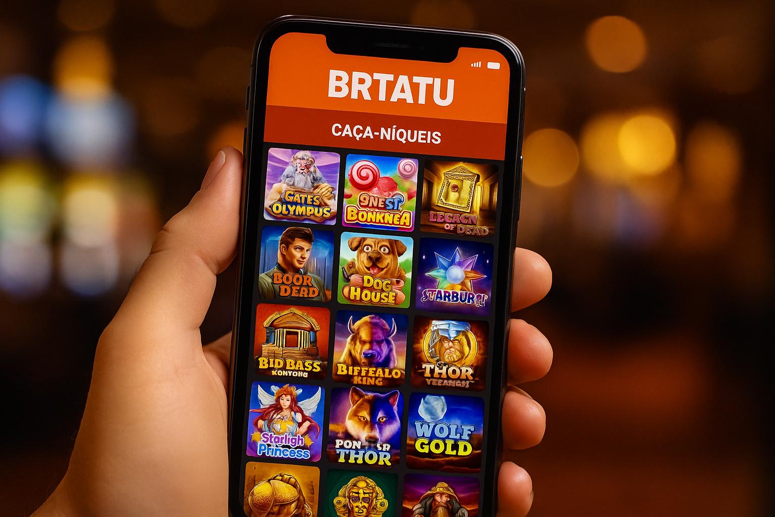 Explore o mundo das slot machines no BRTATU Casino